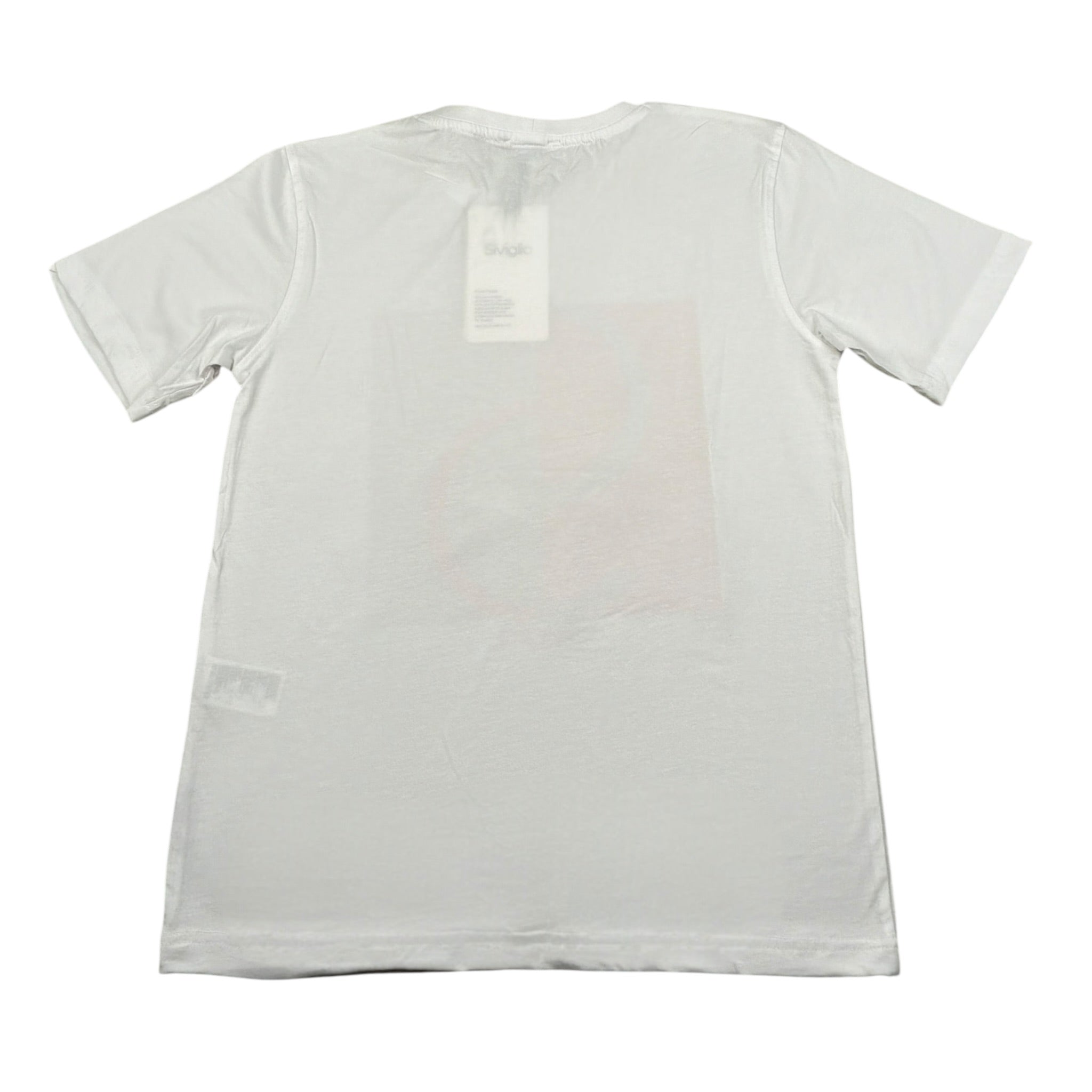 Siviglia T-Shirt Girocollo Tinta Unita con Stampa per Bambino SVJTS17215 BIANCO SIVIGLIA 