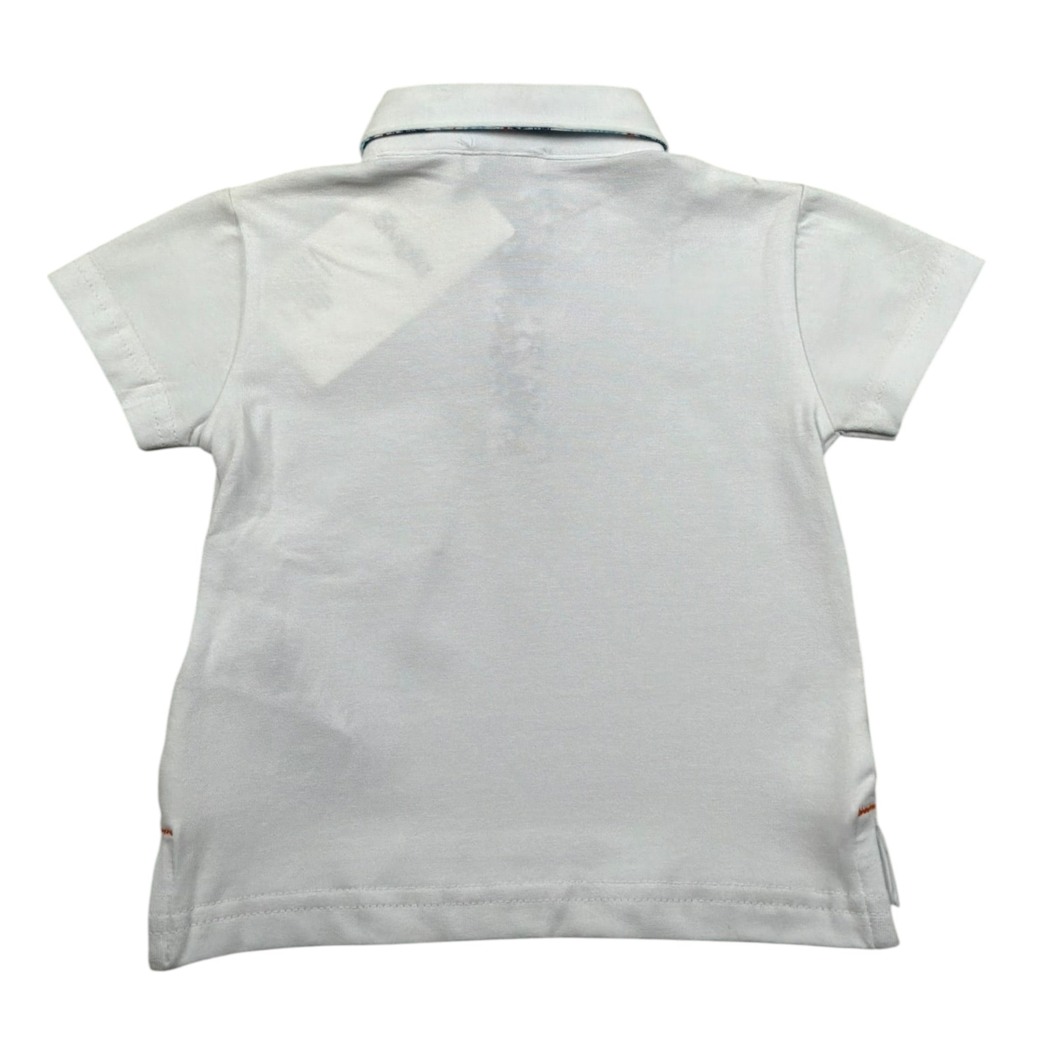 Siviglia Polo Mezza Manica Tinta Unita con Taschino per Bambino SVNTS17280J BIANCO SIVIGLIA 