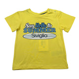 Siviglia T-Shirt Girocollo Tinta Unita con Stampa per Neonato SVNTS17290 GIALLO SIVIGLIA 