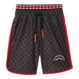 Sprayground Costume Modello Bermuda Tinta Unita con Stampa per Bambino SPY1083BRN MARRONE SPRAYGROUND 