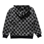 Sprayground Felpa Chiusa con Cappuccio Bicolore per Bambino SPY1151GREY NERO SPRAYGROUND 