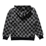 Sprayground Felpa Chiusa con Cappuccio Bicolore per Bambino SPY1151GREY NERO SPRAYGROUND 
