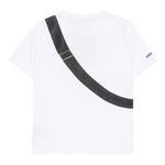 Sprayground T-Shirt Girocollo Tinta Unita con Stampa Marsupio per Bambino SPY1248WHT BIANCO SPRAYGROUND 