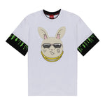 Sprayground T-Shirt Girocollo Tinta Unita con Stampa per Bambino SPY1254 BIANCO SPRAYGROUND 