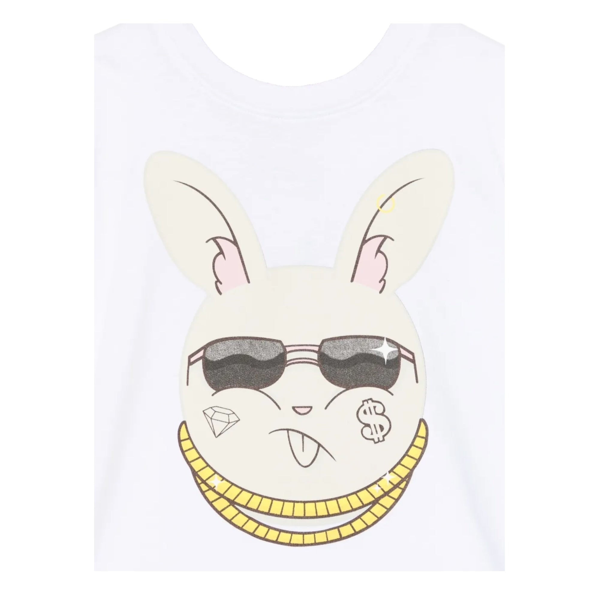 Sprayground T-Shirt Girocollo Tinta Unita con Stampa per Bambino SPY1254 BIANCO SPRAYGROUND 