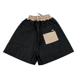 Stay Street Bermuda Bicolore con Elastico In Vita per Bambino BRB2001 BEIGE/NERO STAY STREET 