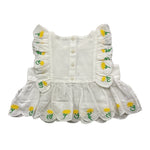 Stella Mccartney Camicia Giromanica Tinta Unita con Stampa per Neonata TU5A31N BIANCO STELLA McCARTNEY 
