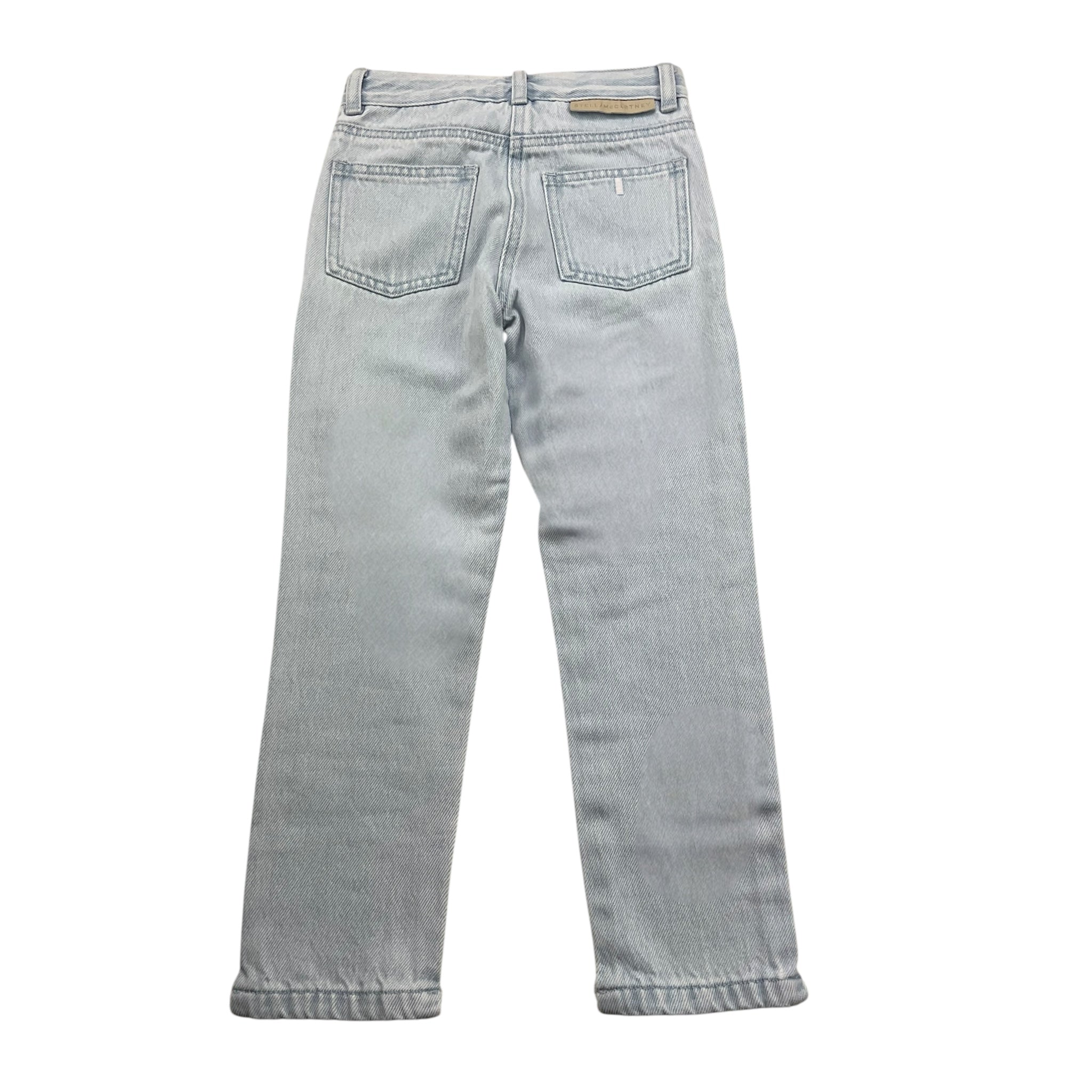 Stella Mccartney Jeans Tinta Unita con Girovita Regolabile per Bambina TW6A80 AZZURRO STELLA McCARTNEY 