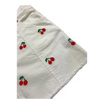 Stella Mccartney Short Tinta Unita con Girovita Regolabile E Stampa Ciliegie per Bambina TW6B80 BIANCO STELLA McCARTNEY 