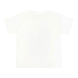 Stella Mccartney T-Shirt Girocollo Tinta Unita con Stampe Rana per Bambino TW8571 BIANCO STELLA McCARTNEY 