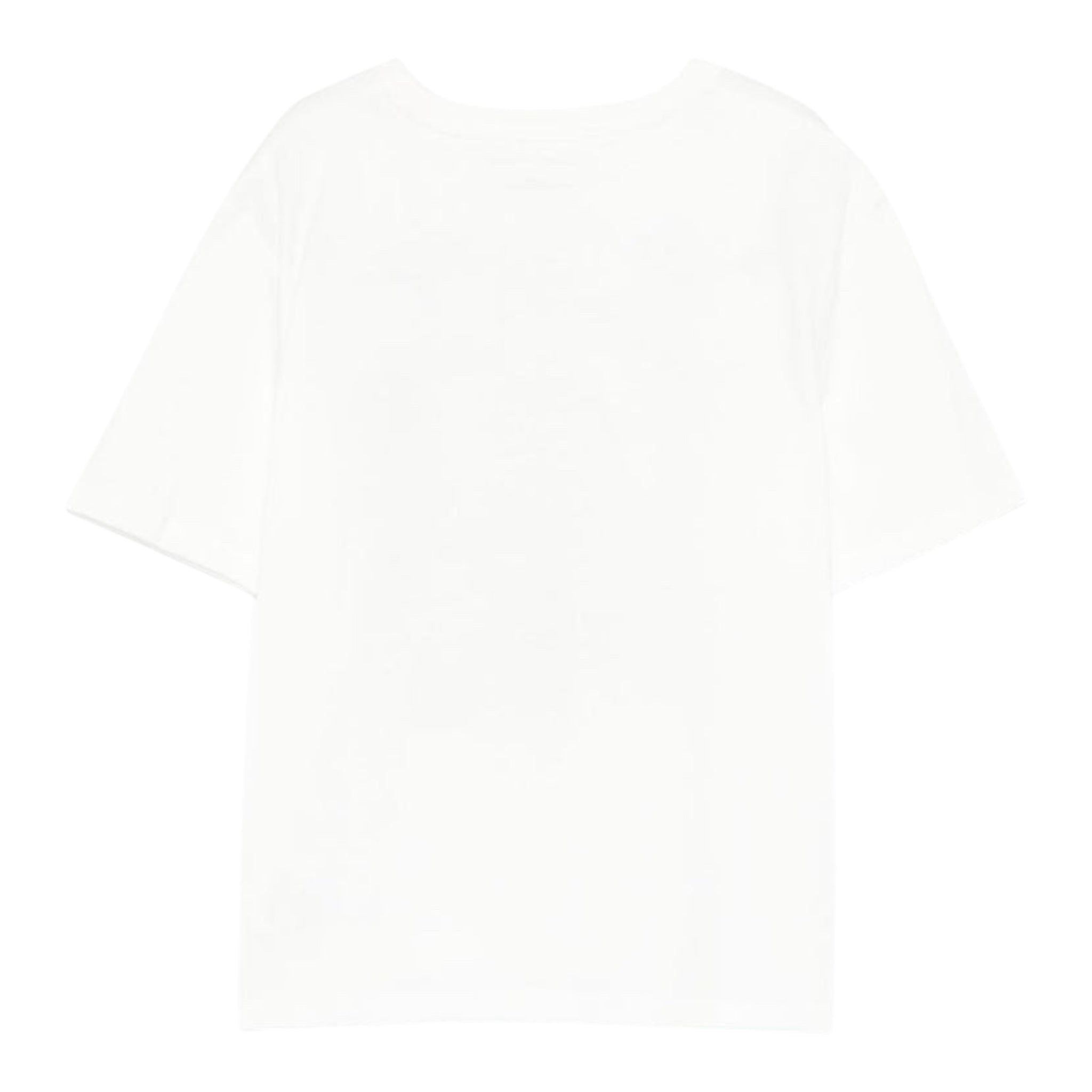 Stella Mccartney T-Shirt Girocollo Tinta Unita con Stampa per Neonata TW8A11N BIANCO STELLA McCARTNEY 