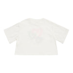 Stella Mccartney T-Shirt Girocollo Tinta Unita con Stampa per Bambina TW8C61 BIANCO STELLA McCARTNEY 