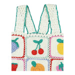 Stella Mccartney Top In Filo Tinta Unita con Ricami per Bambina TW9A22 PANNA STELLA McCARTNEY 