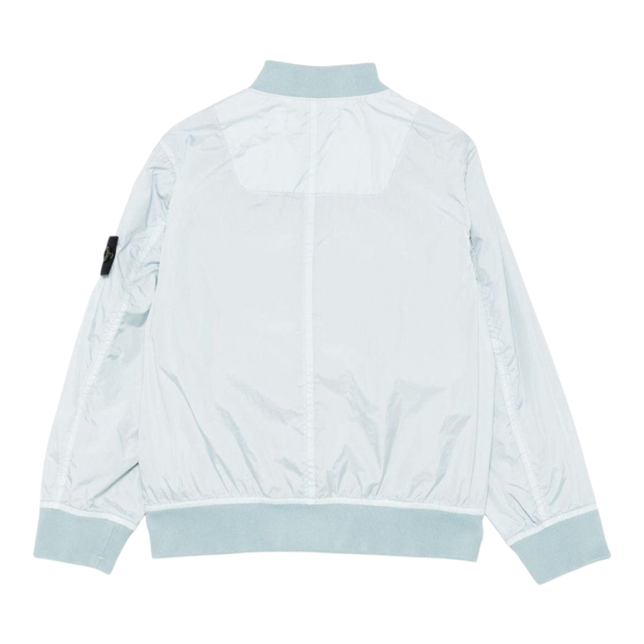Stone Island Giubbino Tinta Unita con Zip per Bambino K1S164100003 AZZURRO STONE ISLAND 