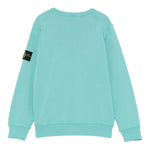 Stone Island Felpa Chiusa Girocollo Tinta Unita per Neonato K1S166100011 AZZURRO STONE ISLAND 