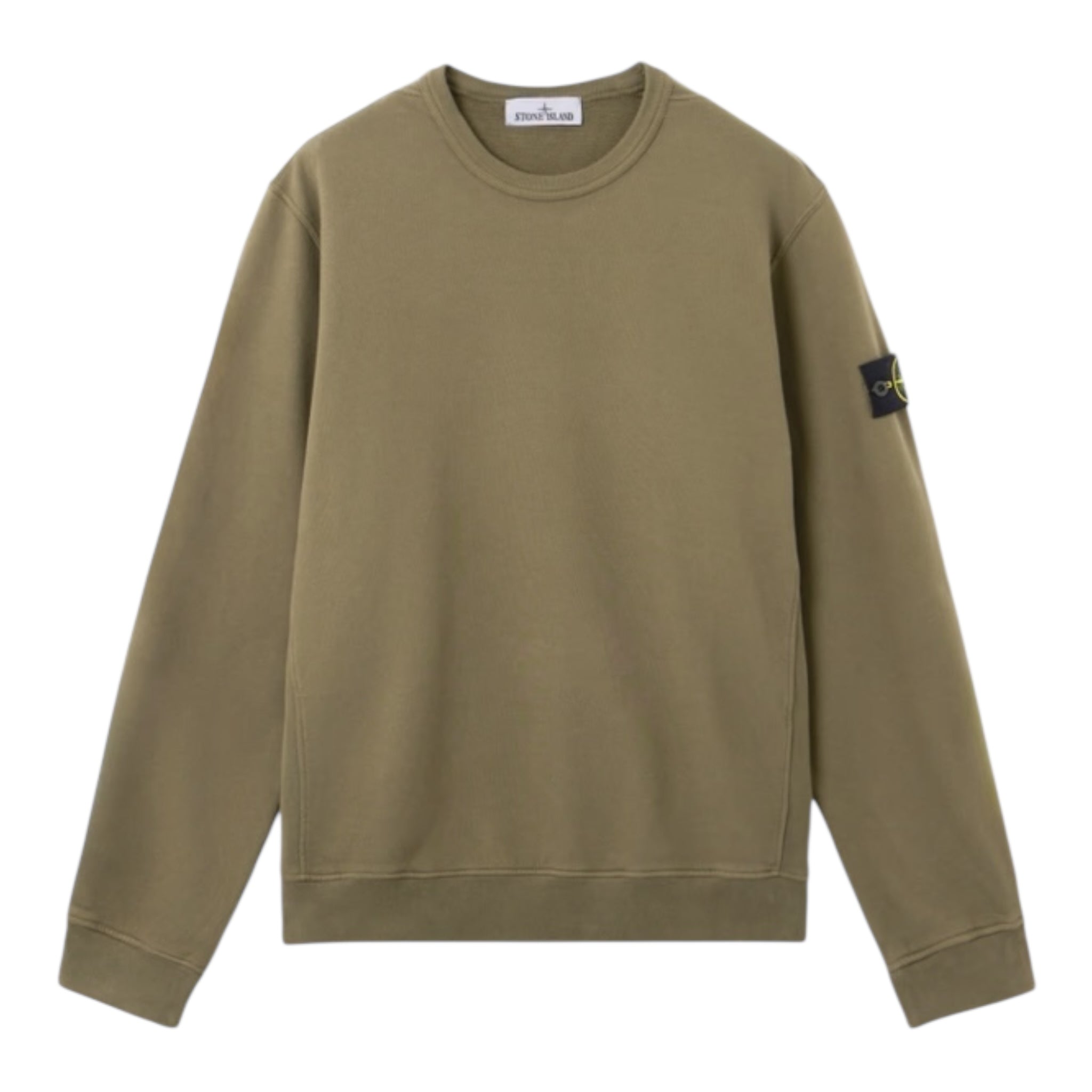 Stone Island Felpa Chiusa Girocollo Tinta Unita per Bambino K1S1661100011 VERDE STONE ISLAND 