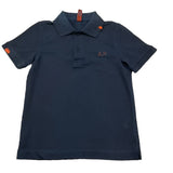 Sun68 Polo Mezza Manica Tinta Unita per Bambino CPA35343 BLU SUN68 
