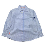 Sun68 Camicia Tinta Unita con Fantasia A Righe per Bambino CPB353033 BIANCO/AZZURRO SUN68 