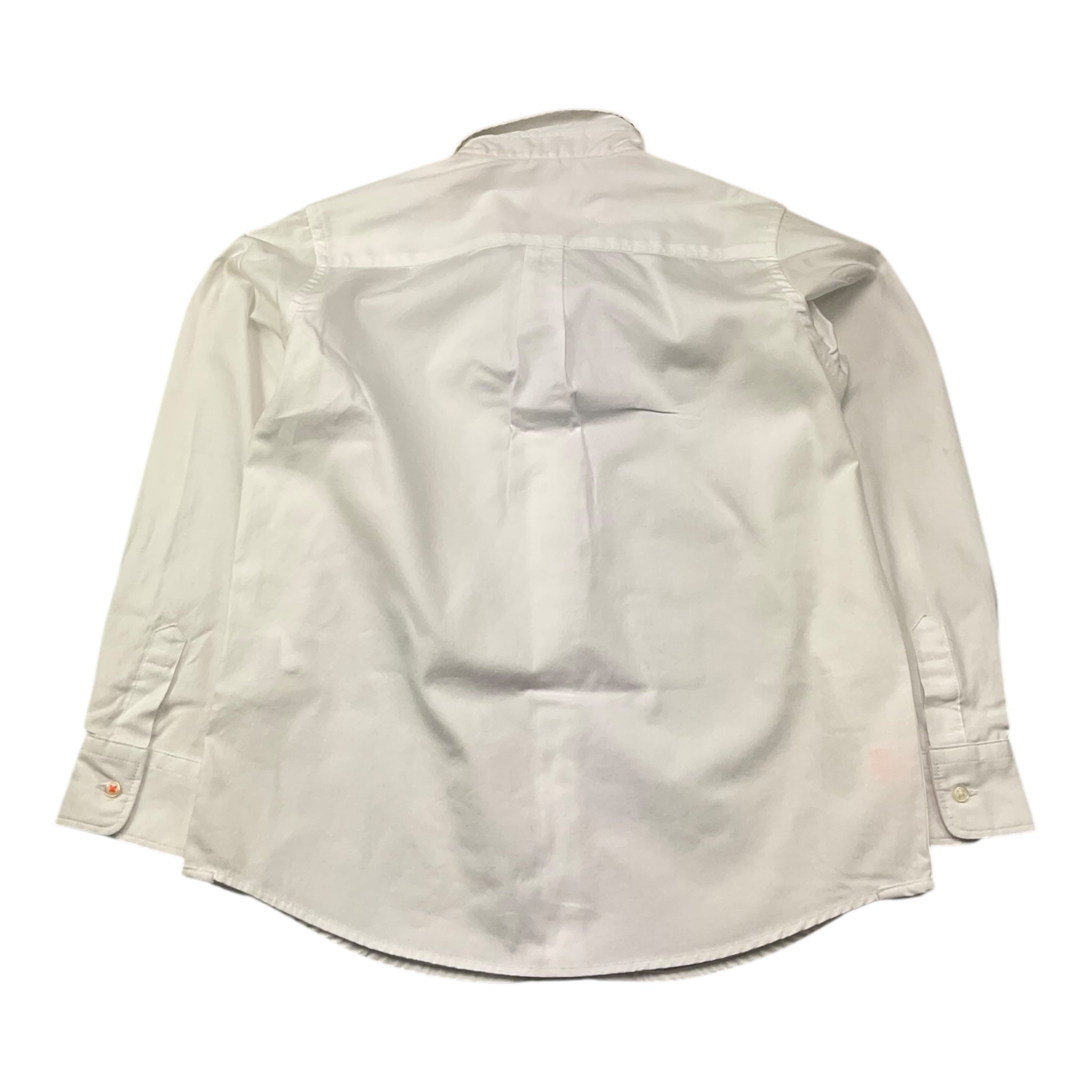 Sun68 Camicia Manica Lunga Tinta Unita con Logo per Bambino CPS35301 BIANCO SUN68 