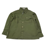 Sun68 Camicia Manica Lunga Tinta Unita per Bambino CPS35313 VERDE SUN68 