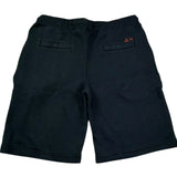 Sun68 Bermuda Tuta Tinta Unita con Logo per Bambino F32330 NERO SUN68 