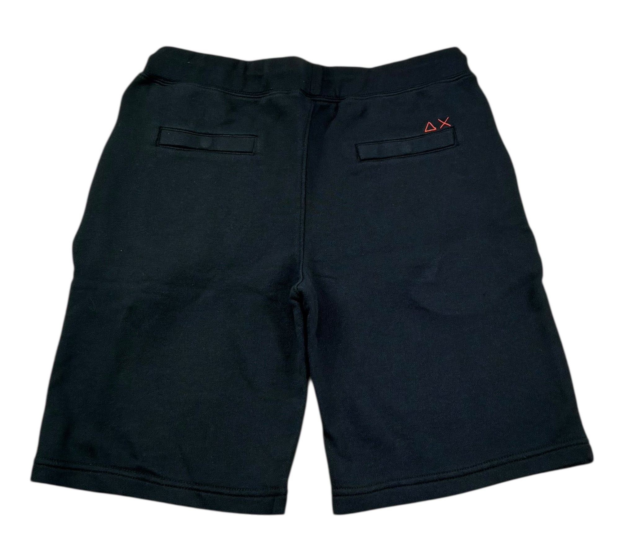 Sun68 Bermuda Tuta Tinta Unita con Logo per Bambino F32330 NERO SUN68 