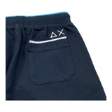 Sun68 Bermuda Tuta Tinta Unita con Logo per Bambino F35338K BLU SUN68 