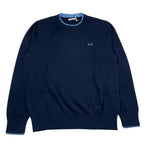 Sun68 Maglia Girocollo Tinta Unita per Bambino K35309S37 BLU SUN68 