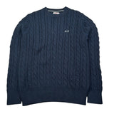 Sun68 Maglia Girocollo Tinta Unita con Logo per Bambino K35315 BLU SUN68 
