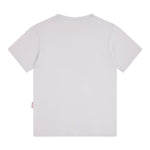 Sundek T-Shirt Girocollo Tinta Unita con Stamp per Bambino B153TEJS00 BIANCO SUNDEK 