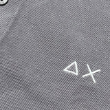Suns68 Polo Mezza Manica Tinta Unita con Logo per Bambino CPA35301 GRIGIO SUNS68 