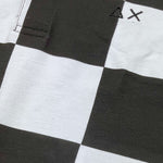 Suns68 Polo Mezza Manica Bicolore con Fantasia per Bambino CPA35329 BIANCO/NERO SUNS68 
