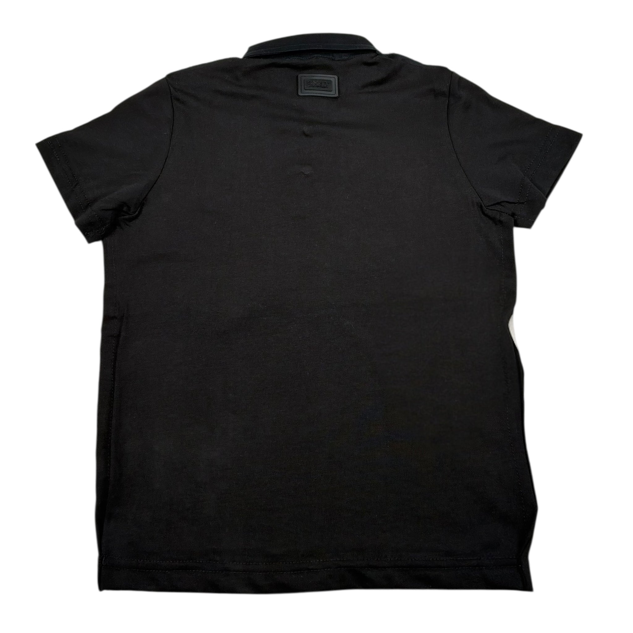 Syst Polo Mezza Manica Tinta Unita per Bambino 28491 NERO SYST 