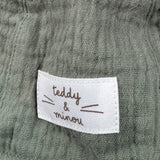 Teddy E Minou Cappello Tinta Unita Modello Pescatore per Neonato E25AC029C0070 VERDE TEDDY E MINOU 
