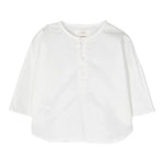 Teddy E Minou Camicia Manica Lunga Tinta Unita per Neonato E25CI007C6039 BIANCO TEDDY E MINOU 