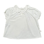 Teddy E Minou Camicia Mezza Manica Tinta Unita per Neonata E25CI008C6039X BIANCO TEDDY E MINOU 