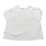 Teddy E Minou Camicia Mezza Manica Tinta Unita per Neonata E25CI008C6039X BIANCO TEDDY E MINOU 
