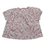 Teddy E Minou Camicia Mezza Manica Fantasia Floreale per Neonata E25CI011C0000 BIANCO TEDDY E MINOU 