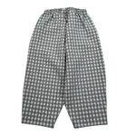 Teddy E Minou Pantalone Tinta Unita con Fantasia A Quadri per Bambina E25PT016C3159 VERDE TEDDY E MINOU 