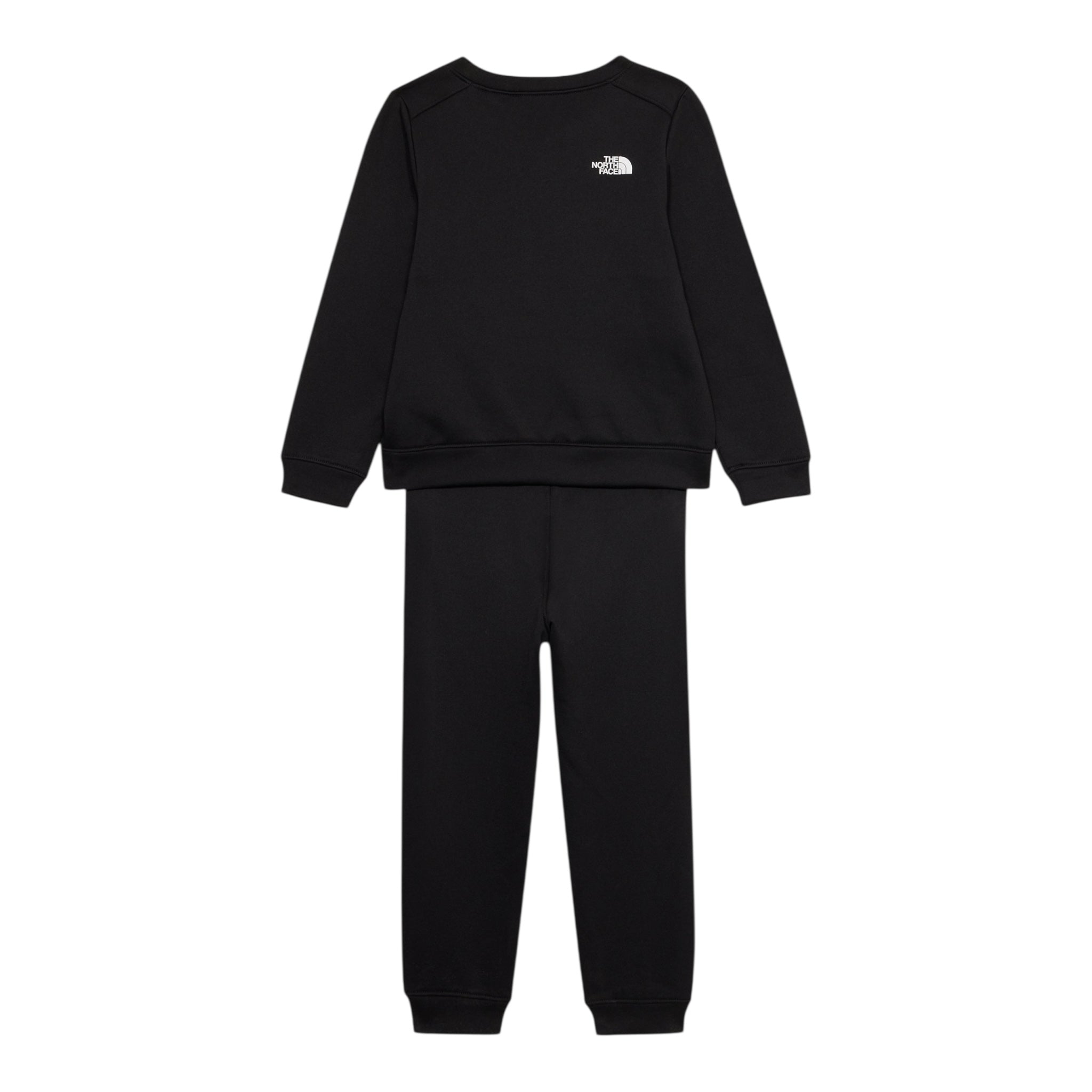 The North Face Completo 2 Pezzi Felpa-Pantalone Tinta Unita per Bambino NF0A84N3JK3 NERO THE NORTH FACE 