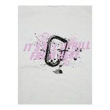 The North Face T-Shirt Girocollo Tinta Unita con Stampa per Bambina NF0A8AXFFN41XS BIANCO THE NORTH FACE 