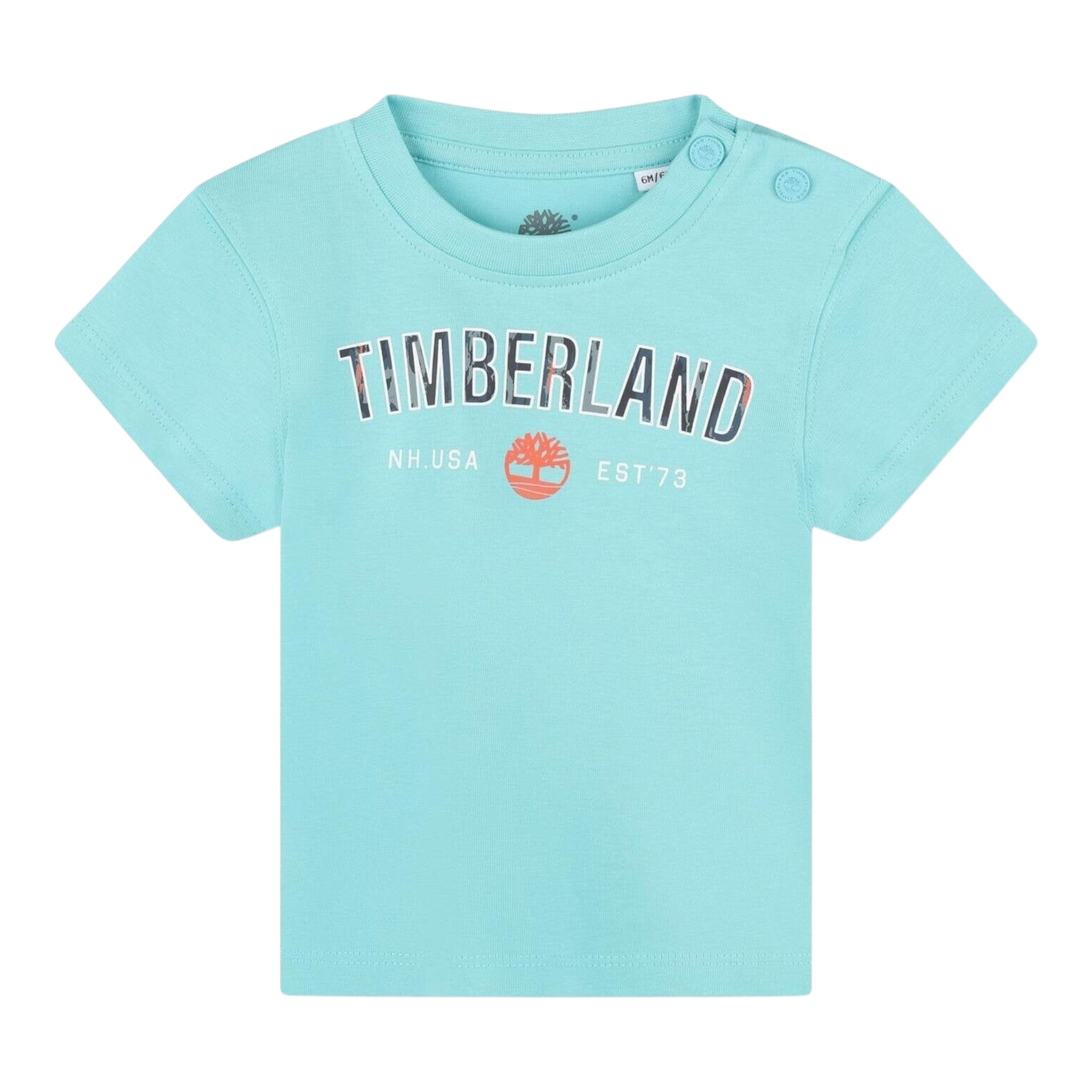 Timberland Completo 2 Pezzi T-Shirt-Bermuda per Neonato T60133 AZZURRO TIMBERLAND 