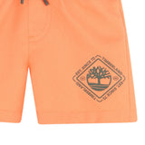 Timberland Costume Tinta Unita con Logo per Neonato T60481 ARANCIONE TIMBERLAND 
