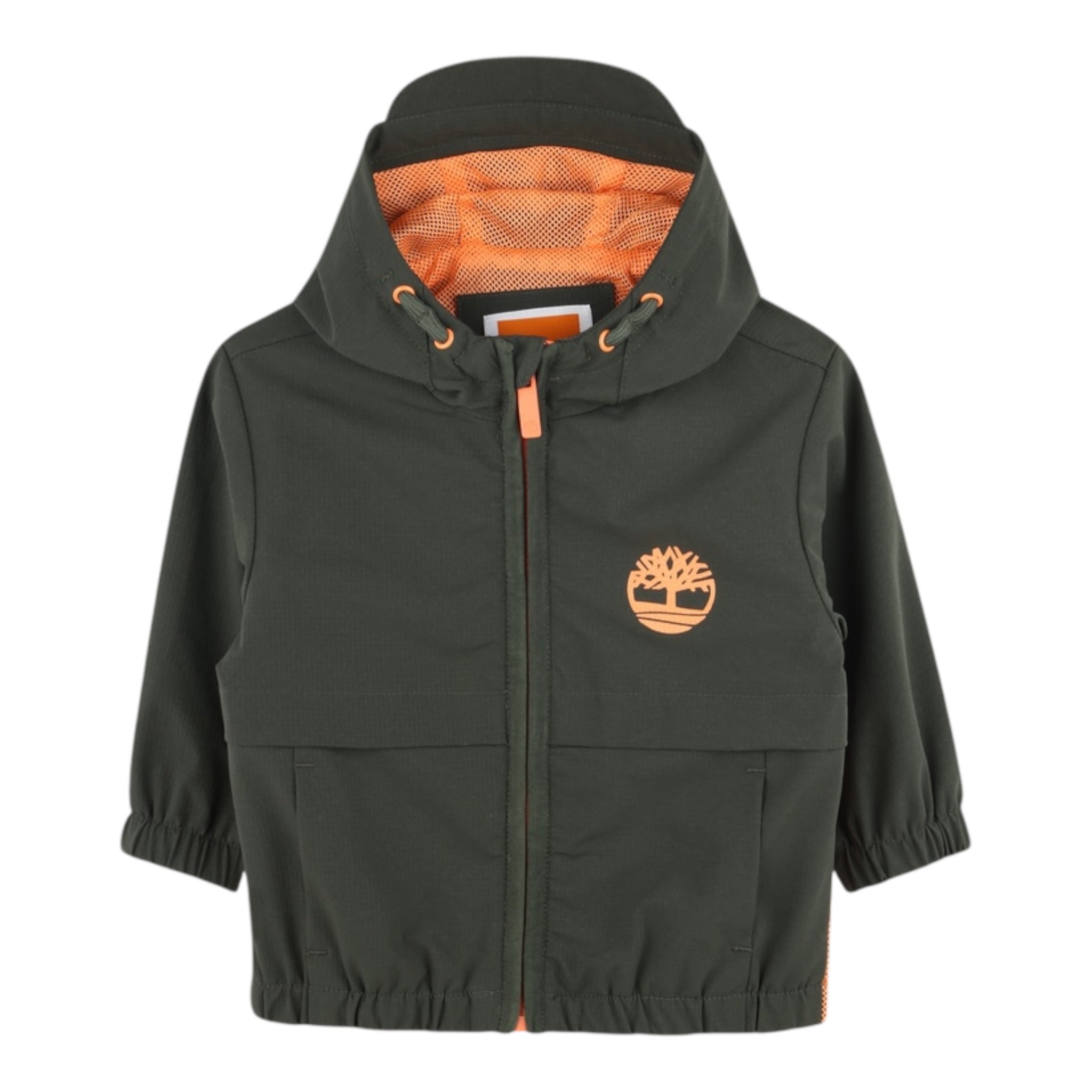 Timberland Giubbino Tinta Unita con Cappuccio per Bambino T60505 VERDE TIMBERLAND 