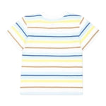 Timberland T-Shirt Tinta Unita con Fantasia A Righe per Bambino T60513 BIANCO TIMBERLAND 