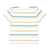 Timberland T-Shirt Tinta Unita con Fantasia A Righe per Bambino T60513 BIANCO TIMBERLAND 