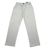 Tommy Hilfiger Pantalone tinta unita con Girovita Regolabile Bianco per Bambino KB0KB008946 BIANCO TOMMY HILFIGER 