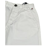 Tommy Hilfiger Pantalone tinta unita con Girovita Regolabile Bianco per Bambino KB0KB008946 BIANCO TOMMY HILFIGER 