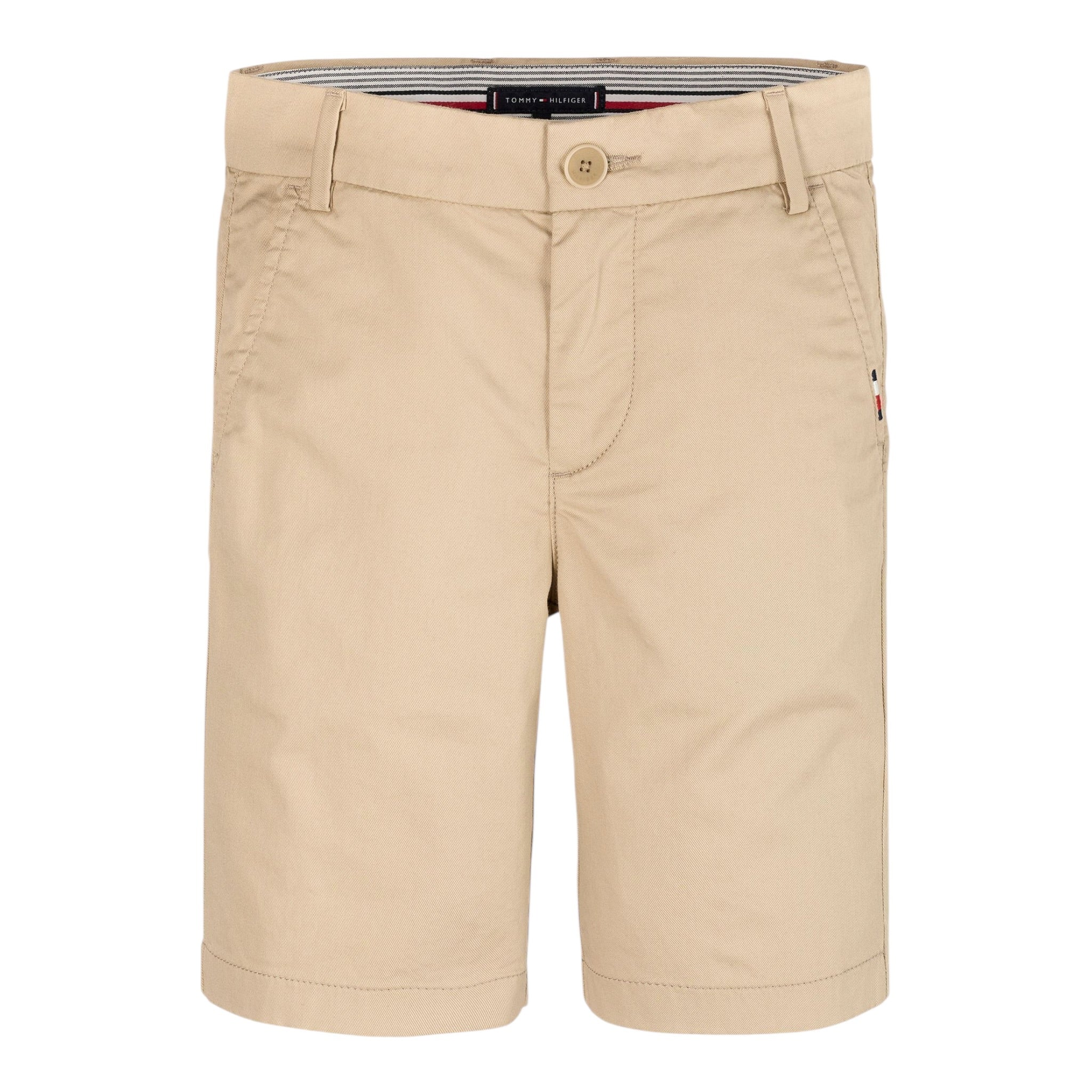 Tommy Hilfiger Bermuda Tinta Unita con Girovita Regolabile per Bambino KB0KB09641X BEIGE TOMMY HILFIGER 