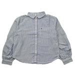 Tommy Hilfiger Camicia Manica Lunga Fantasia A Righe per Bambina KG0KG07622 BIANCO/AZZURRO TOMMY HILFIGER 
